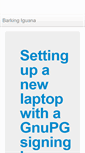 Mobile Screenshot of barkingiguana.com